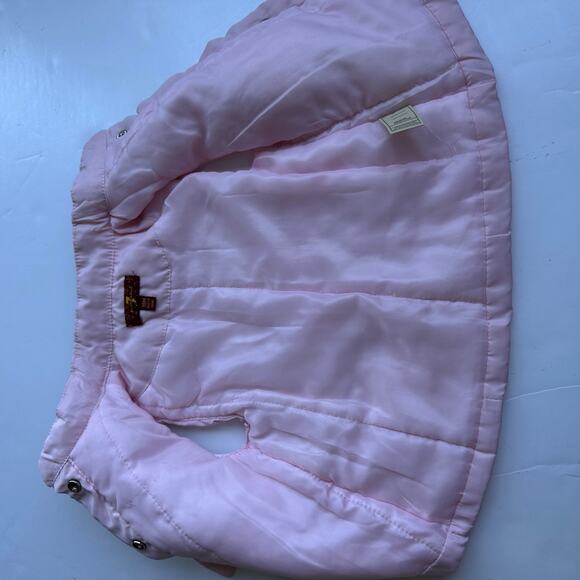 Seven for all Mankind Pink Puffy Vest - Girls 18 Months - Picture 3 of 4